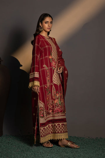 Sapphire U3E SG22V8 18 1 3 Piece - Embroidered Karandi Suit Winter Vol 1 2022 Online Shopping